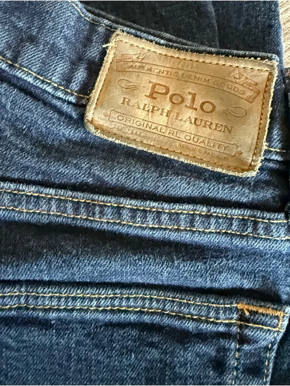 Polo Ralph Lauren Relaxed Jeans Dark Blue Men’s Sz 33x30